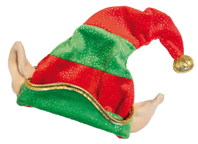 Christmas Hat Elf Ears 15 cm