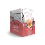 Schesir Soup with Salmon & Carrot for Adult Cats 40 gr