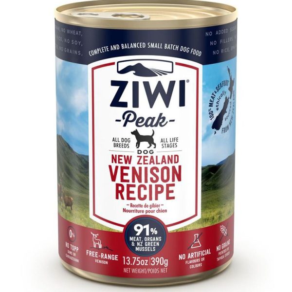 ZIWI Peak Venison Recipe Wet Dog Food 390g