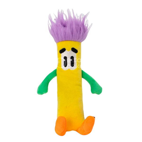 Stickman Plush Cat Toy with Catnip