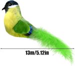 Cat Plush Toys with Catnip Bird Shape-Green