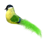 Cat Plush Toys with Catnip Bird Shape-Green