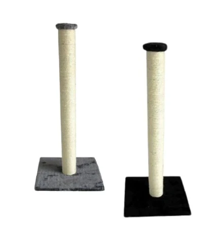 EBI Beige & Gray Cat Scratching Post (40x40x90cm)