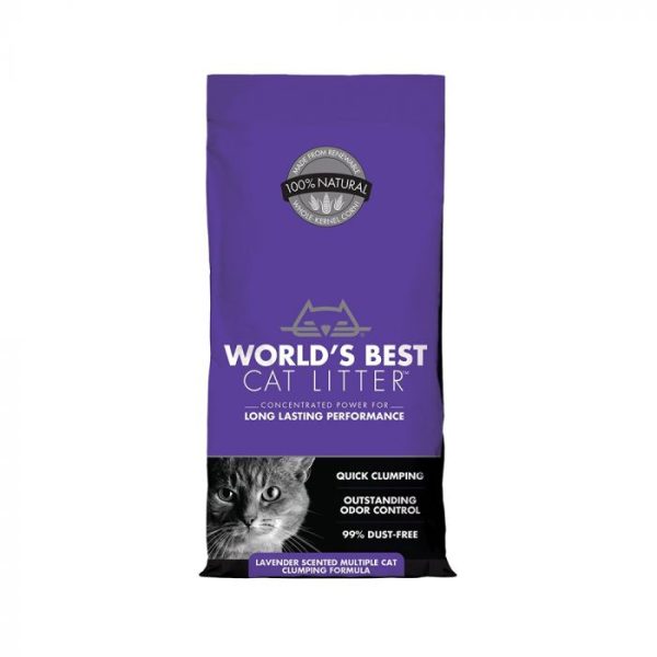 World's Best Cat Litter Scented Multiple Cat Clumping Cat Litter-3.63 Kg (8 lb)