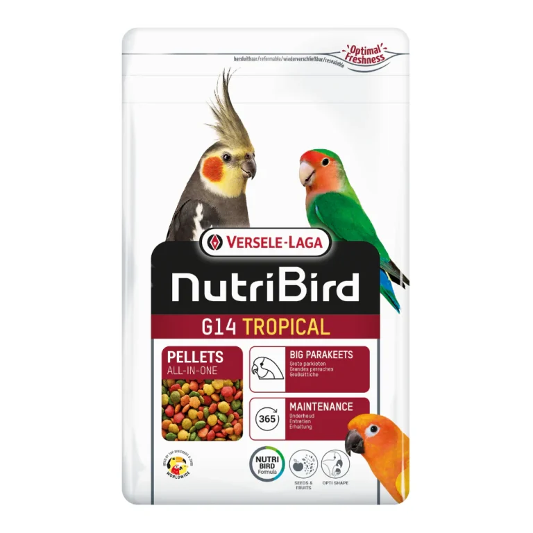 Versele-Laga NutriBird G14 Tropical Food Pellets for Big Parakeets 1 kg