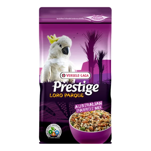 Versele-Laga Prestige Loro Parque Mixed Food with Aminos, Vitamins & Minerals for Australian Parakeets 1 kg