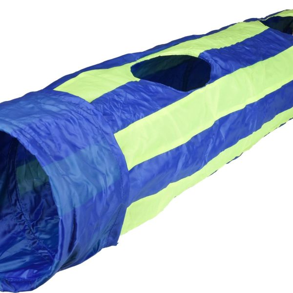 Flamingo Blue & Green Cat Tunnel (136x25cm)