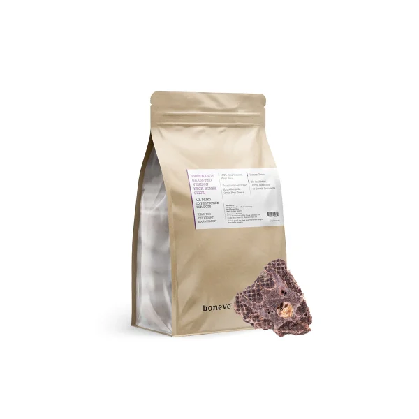 Boneve Air-Dried Free-Range Grass-Fed Venison Neck Bone Slice Dog Treat - 100G