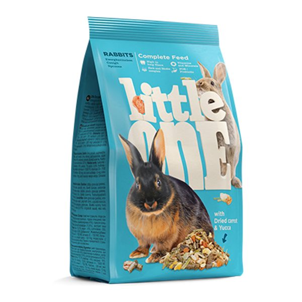 Little One Rabbit Food with Dried Carrot & Yuca 900 gr