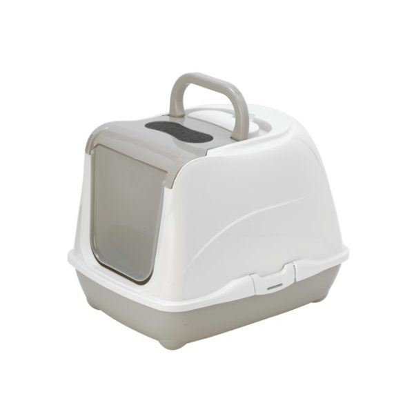 Moderna Flip Large Gray Cat Litter Box (50x39x37.5cm)