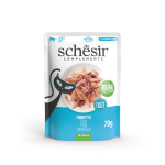Schesir Complements Wet Food with Tuna Fillet in Jelly for Adult Cats 70 gr