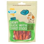 Good Boy Pawsley & Co. Chewy Carrot Stick Dog Treats with Duck 90 gr