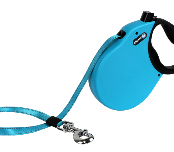 Alcott Expedition Large Blue 7.3m Retractable Leash for Dogs (Up to 49.8kg)
