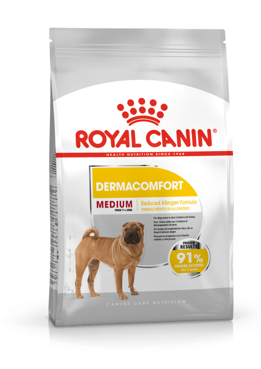 download (85) Royal Canin Dermacomfort Dry Food for Medium Breed Dogs (11-25kg) 12 kg