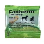 Caniverm Strong Dewormer Tablet for Dogs and Cats, 6x0.7g